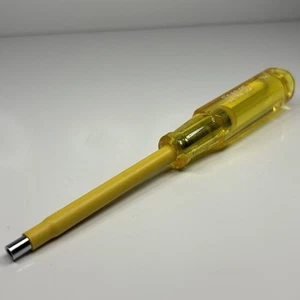 NOS Snap On Tools ND104 1/8 Hard Yellow Clear Handled 6Pt Nut Driver USA VTG - Bild 1 von 14