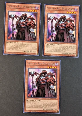 Yugioh TCG - 3x Mago Rojo Hábil - DOCS-EN036 - CASI NUEVO/LP - 1ª Edición - Raro Foto 1 de 4