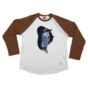 Top Supreme Demon Raglan L/S Talla XL Blanco Marrón - Imagen 1 de 9