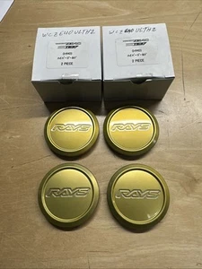 Volk Racing Rays ZE40/TE37 Ultra Center Cap STD Low O-Ring Type HYF Gold JDM(4) - Picture 1 of 7