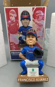 Francisco Alvarez Congueros de Syracuse Bobblehead - New York Mets 2023 W/ Box - Picture 1 of 14