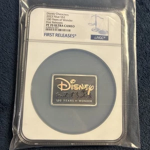 2023 Niue Disney characters hundred years of wonder PF 70 ultra cameo NGC - Picture 1 of 6