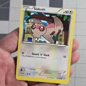 Slakoth Miscut Error Dragons Exalted Pokemon Card 101/124 - Picture 1 of 6