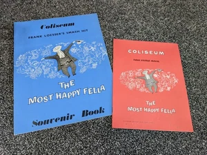 The Most Happy Fella, Coliseum Theatre ~ Vintage 1960 Musical Souvenir & Program - Picture 1 of 19