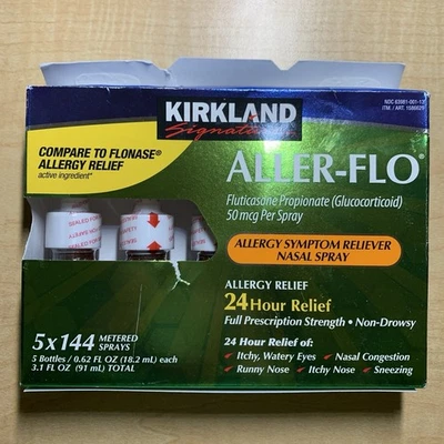 LEER - Kirkland Signature Aller-Flo, compara con el ingrediente activo Flonase 5x144 Foto 1 de 4