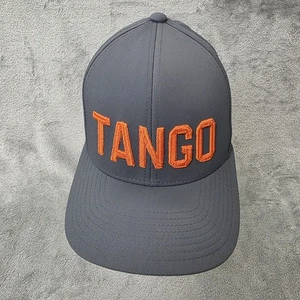 G/FORE “TANGO” Gray Orange Letters Golf Club 110 FlexFit Snapback Hat - Picture 1 of 7