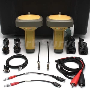 Topcon GR-5 GPS L1 L2 RTK Base & Rover Set con UHF 2 Radio GR5 - Imagen 1 de 6