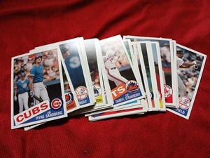 1985 Topps Baseball Jumbo 60 Karten Komplettsatz Ryne Sandberg, Rose, Gwynn 5"x7" - Bild 1 von 6