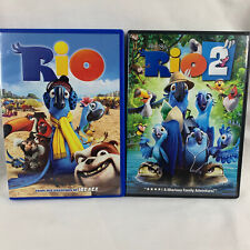 Rio: Two-Film DVD Lot: Rio (2011); Rio 2 (2014) Jesse Eisenberg, Anne Hathaway