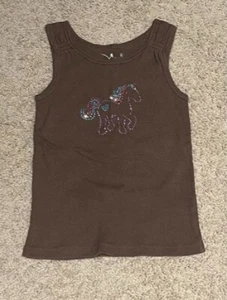 JUMPING BEANS SPARKLY UNICORN TANK TOP GIRLS SIZE 5 - Picture 1 of 3