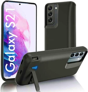 pour Samsung S21 étui batterie externe couvercle de charge banque d'alimentation de secours étendue - Photo 1 sur 8