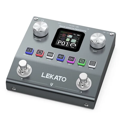 LEKATO ME-01 Multi Effect Guitar Pedal Mini Electric Guitar Bass Effects Pedal - Image 1 of 4
