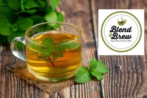 PEPPERMINT HERBAL TEA | 30g- 500g | BLEND AND BREW - Picture 1 of 5