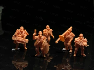 1/72 WW II Germany "Heavy Weapon Fire Support Team" 5 Soldaten Modell (3D gedruckt) - Bild 1 von 6