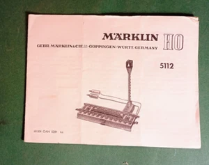 1:87 H0 Märklin Anleitung 5112 - Bild 1 von 2