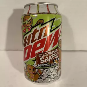1each 12oz Can Of Mountain Dew Gingerbread Snap’d - Picture 1 of 2