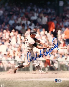 ORLANDO CEPEDA SIGNED AUTOGRAPHED 8x10 PHOTO SAN FRANCISCO GIANTS BECKETT BAS - Picture 1 of 2