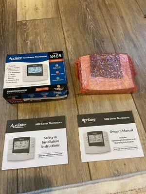 NEW Aprilaire 8466 Universal Programmable Electric Thermostat - Image 1 of 4