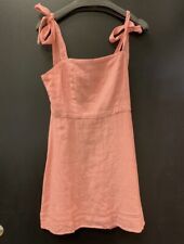Honorine Kiki Dress Linen Guava Pink Size S BNWT