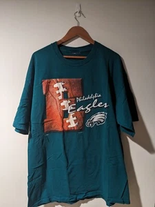 Vintage 1996 Philadelphia Eagles NFL Football Sports Green XX-Large T-Shirt - Picture 1 of 8