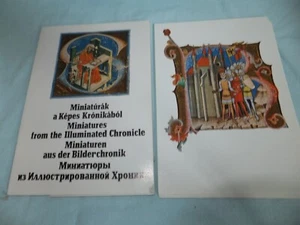 10x AK Postkarte Set/Mappe Miniaturen aus der Bilderchronik Budapest Ungarn - Bild 1 von 5