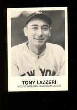 1983 TCMA Renata Galasso #191 Tony Lazzeri New York Yankees