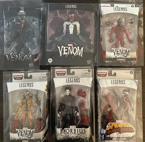 Marvel Legends Venompool BAF Wave Lot of 6 NIB NEW - Venom Deluxe Figure Cover