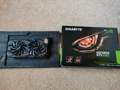 GIGABYTE NVIDIA GeForce GTX 1060 6GB GDDR5 Graphics Card (GV-N1060WFOC-6GD) - Image 1 of 4