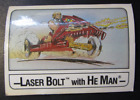 Laser Bolt With He Man Card From He Man Wonder Bread Card Set Excellent