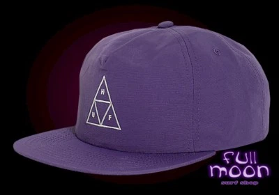 Nuevo HUF Triángulo Púrpura No Estructurado Hombres Snapback Gorra Sombrero Foto 1 de 3