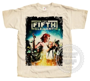 The Fifth Element T-SHIRT Tee V3 Movie Poster Natural Vintage Shirt Größen S-5XL - Bild 1 von 2