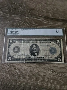 Five dollars 1914  - Picture 1 of 4