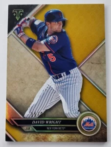 2017 Topps Triple Threads David Wright New York Mets Gold #57 15/99 - Picture 1 of 3