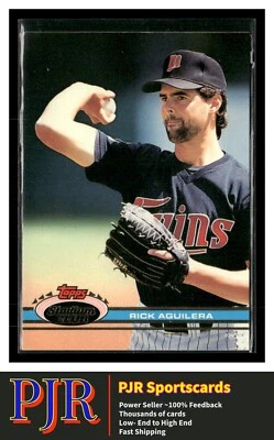 Rick Aguilera 1991 Stadium Club #76a Minnesota Twins 35% Off 4+ Items - Image 1 of 2