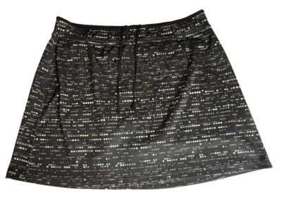 Made for Life Mujer 1X Falda Corta Negra Golf Tenis Natación Pickleball-417 Foto 1 de 4