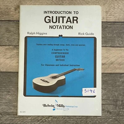 Introduction To Guitar Notation Guitar Method Sheet Music Guitar Belwin Mills - Image 1 of 4
