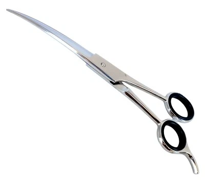 Curved Dog Grooming Scissors – Sharp Stainless Steel Pet Hair Shears - 7.5" - Image 1 of 4