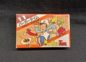 [Used] NAMCOT BURGER TIME Boxed Nintendo Famicom Software FC from Japan - Picture 1 of 7