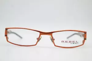 Glasses MOREL REBEL 6204 Copper Black Orange Square Eyeglass Frame New - Picture 1 of 6