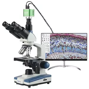 KOPPACE 40X-2500X Trinocular Compound Lab Microscope 8.3 Millionpixels 4K Camera - Bild 1 von 14