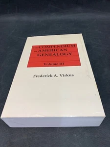The Compendium of American Genealogy Volume III Paperback Book - Picture 1 of 5