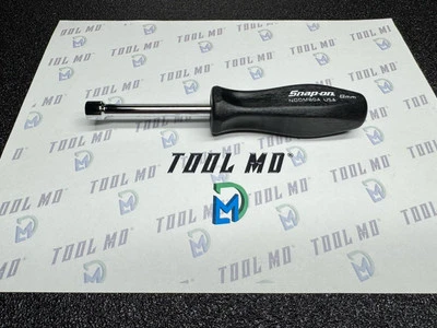 Herramientas Snap-on EE. UU. NUEVO NEGRO agarre duro 8 mm métrico 6pt manual tuerca destornillador NDDM80A Foto 1 de 4