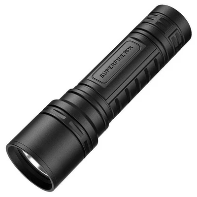 Antorcha portátil táctica LED súper brillante camping exterior lámpara USB recargable Foto 1 de 4