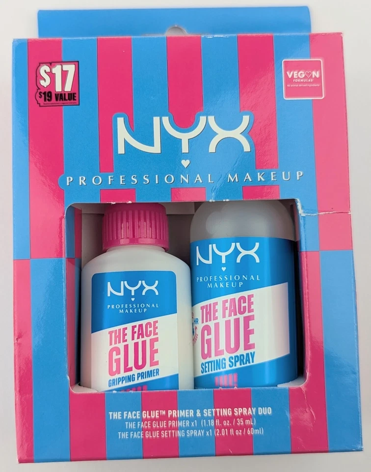 NYX The Face Glue Primer & Setting Spray Duo Mini Set - Image 1 of 2