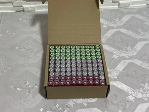 100x Sanyo LG 1112 baterías de iones de litio 3,7 voltios Panasonic celdas usadas - Imagen 1 de 2