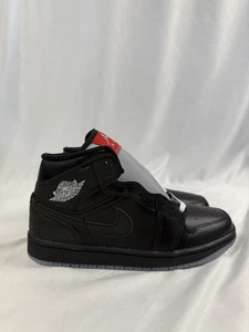 Nike Air Jordan 1 Mid SE Black White Wolf Grey Reimagined HV5177-010 Mens Sz 7.5 - Picture 1 of 7