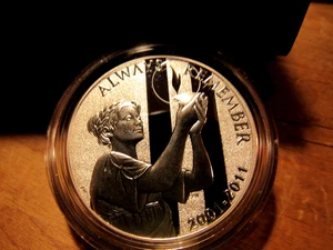 2011 W SEPTEMBER 11 NATIONAL MEDAL # 2 ALWAYS REMEMBER, BOX, COA - Picture 1 of 7
