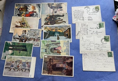 BONITO LOTE X14 SELLOS POSTALES ARTÍSTICAS CHECOSLOVAQUIA! ¡VER FOTOS L@@K! Foto 1 de 2