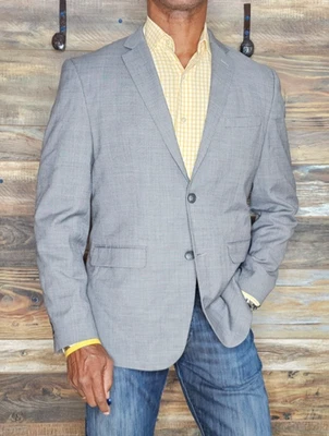 Penguin an Original Gray Wool Blend Dual Vent Sport Jacket Blazer 40R - Image 1 of 4