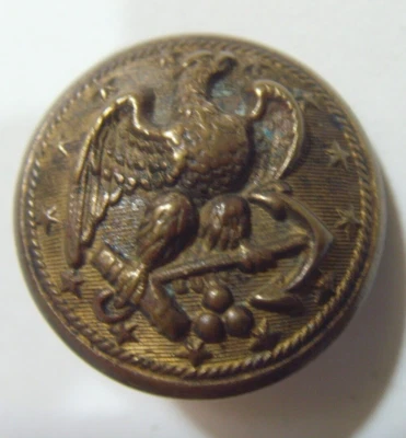 1880s antique Jacob Reeds sons Navy eagle coat collector button 23 mm 53475 - Image 1 of 4